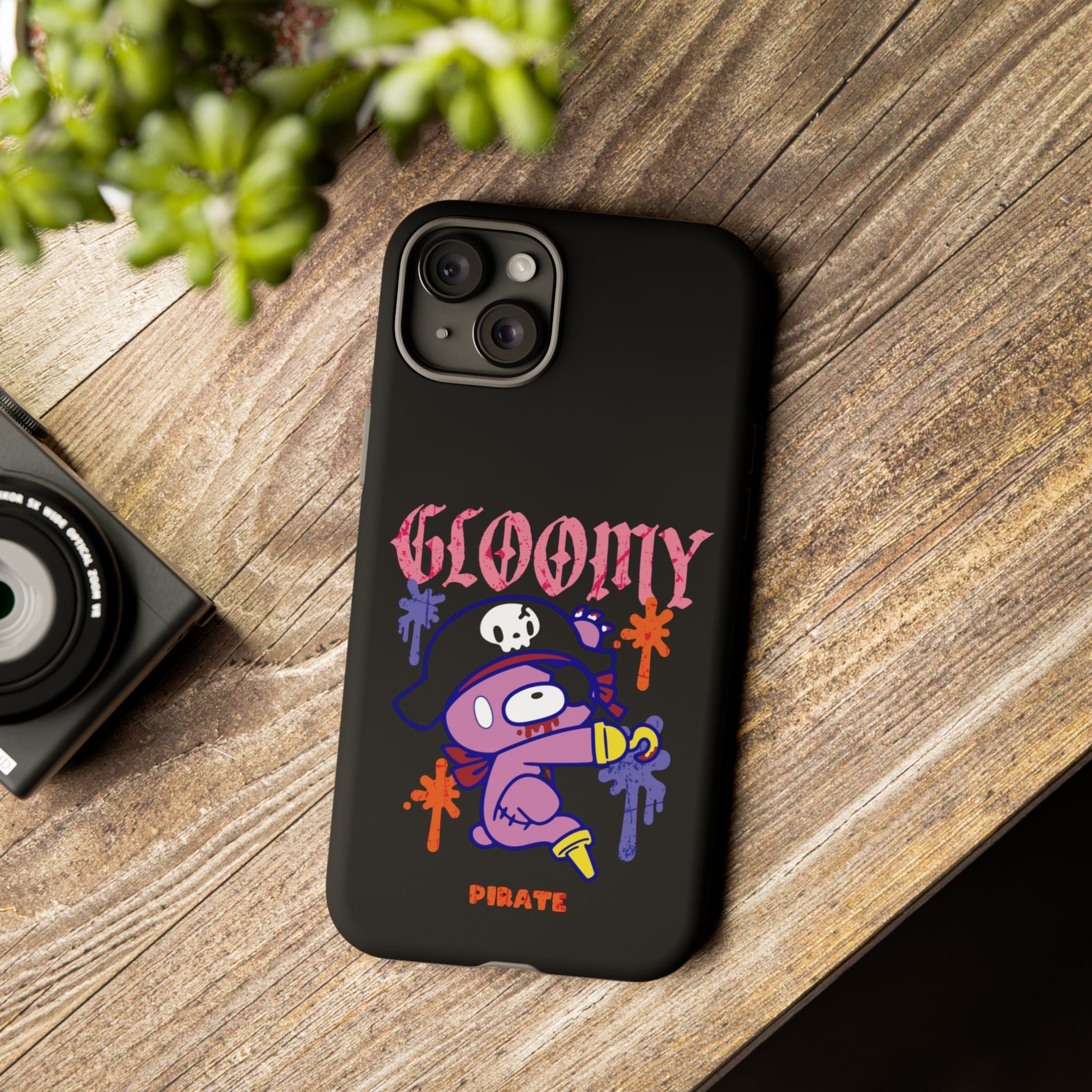 gloomy bear Halloween pirate Phone Case